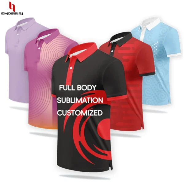 Camiseta Polo personalizada de verano de alta calidad para hombre, pantalón corto informal de verano, Polos de manga larga, Polo de Golf de poliéster de gran tamaño, camiseta vl1442