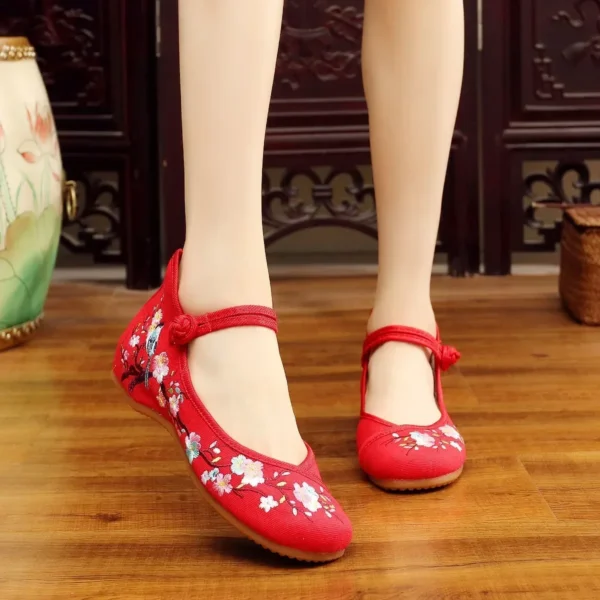 Zapatos informales para mujer, moda Vintage, elegante, estilo étnico, ropa de calle bordada, zapatos de mujer de estilo chino, novedad de verano - Imagen 13