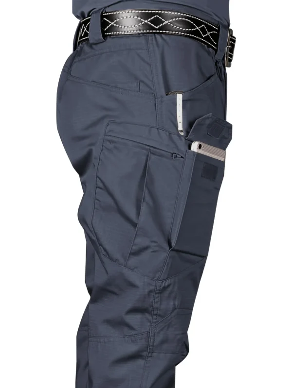 Pantalones tácticos multifuncionales para exteriores para hombre, pantalones deportivos para senderismo al aire libre con múltiples bolsillos, repelentes al agua y resistentes al desgaste