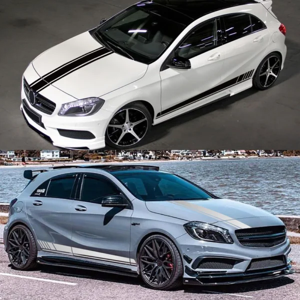 Pegatinas de vinilo para coche, calcomanía para capó para Audi, BMW, Mercedes, Ford, VW, Toyota, Nissan, Kia, Renault, Hyundai, Skoda, accesorios de personalización automática - Imagen 4