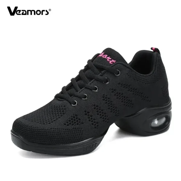 Zapatos de baile de Jazz para mujer, zapatillas de baile, zapatos de baile ligeros y transpirables - Imagen 8