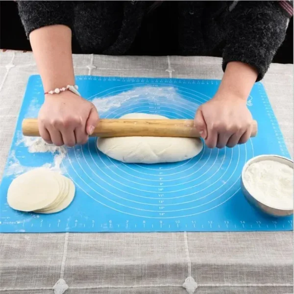 Esteras de silicona para hornear hoja masa de Pizza soporte antiadherente pastelería accesorios de cocina herramientas de cocina utensilios para hornear 29*26cm - Imagen 2