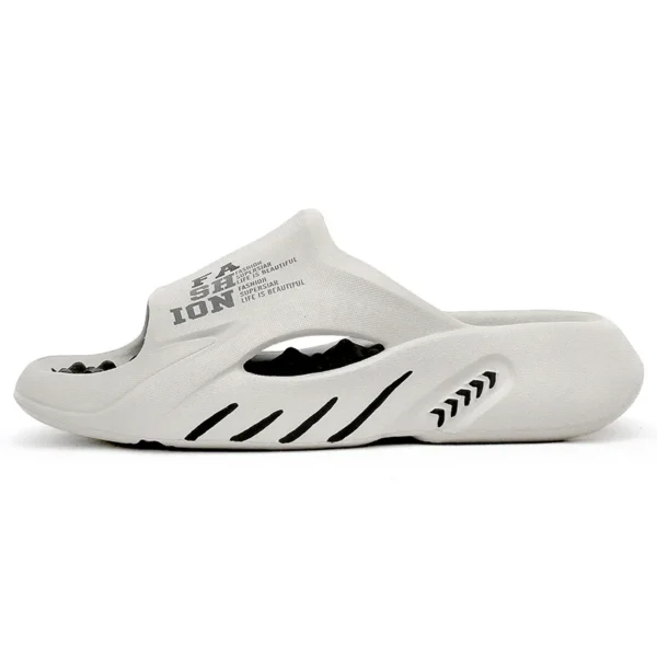 Zapatillas de masaje de verano para hombre, sandalias laterales para interiores y exteriores, zapatos informales de playa, chanclas de suela blanda, sandalias para hombre - Imagen 8