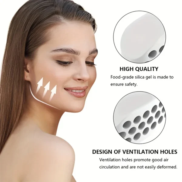 Entrenador de músculos faciales Masseter Ball - Entrenador de mandíbulas de silicona para fortalecer los músculos del masetero y definir la línea de mandíbula - Imagen 6