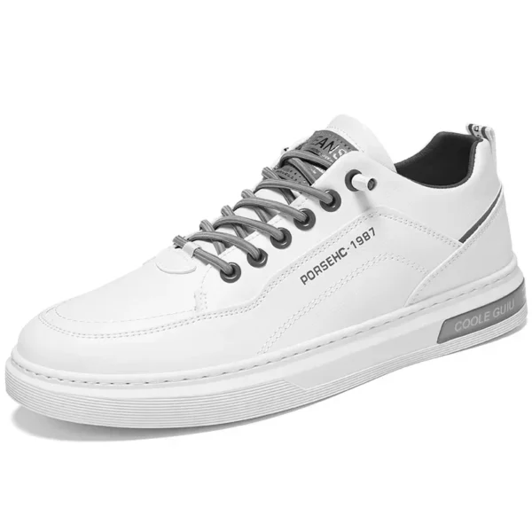 Zapatos de tela versátiles a la moda, nuevos zapatos blancos transpirables de primavera para hombres, zapatos deportivos y de ocio para hombres, zapatos de moda - Imagen 5
