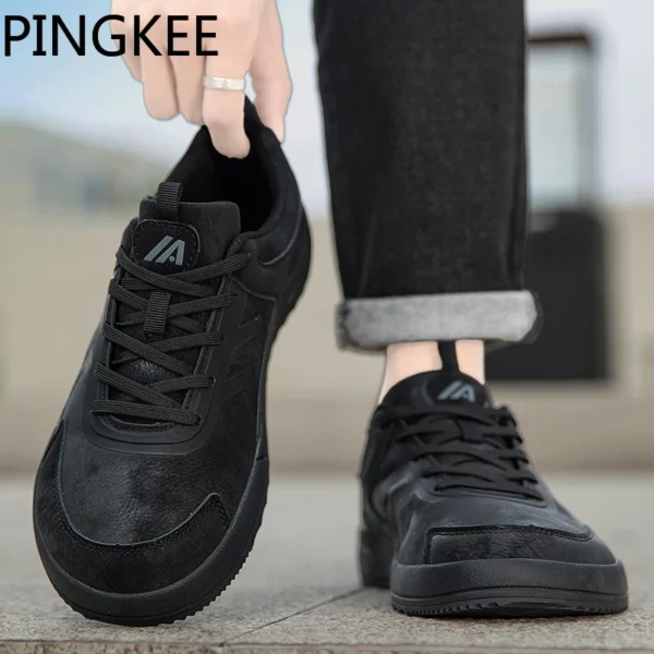 Zapatos casuales de invierno hombres mujeres zapatillas calzado botas para hombre PINGKEE VENOCON minimalista ancho ToeBox pies descalzos atléticos - Imagen 2