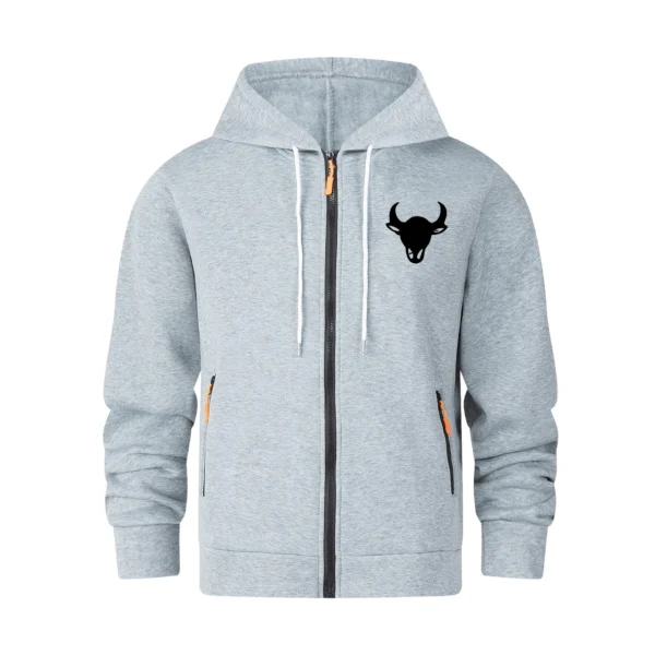 Sudadera con capucha de primavera y otoño, color sólido, moda, casual, fitness, jogging, camiseta deportiva holgada para hombre - Imagen 3