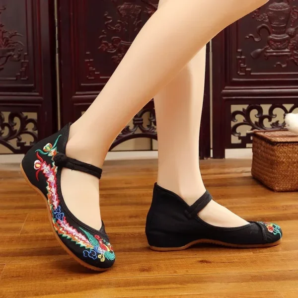 Zapatos informales para mujer, moda Vintage, elegante, estilo étnico, ropa de calle bordada, zapatos de mujer de estilo chino, novedad de verano - Imagen 18