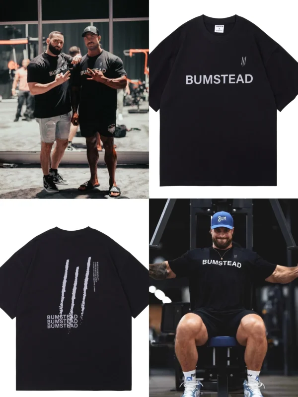 Camiseta holgada de algodón de manga corta para hombres y mujeres, entrenamiento físico, Top caído con hombros y calavera americana - Imagen 9