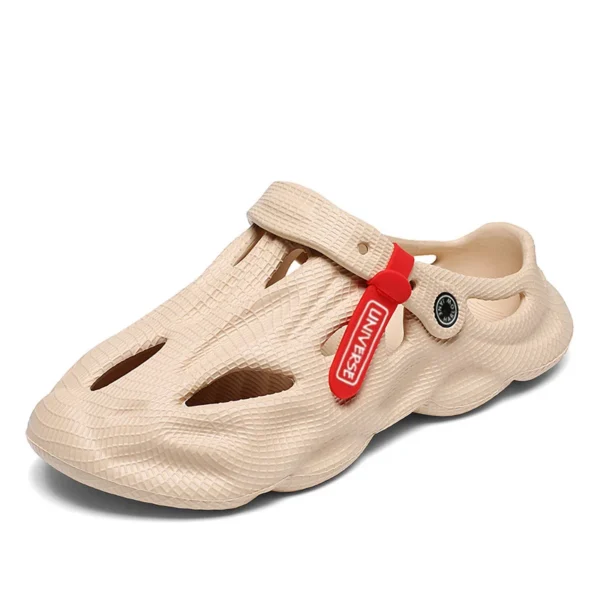 Zapatillas de verano para hombre, sandalias cómodas con plataforma para exteriores, zapatillas de playa, chanclas, tobogán de interior para el hogar, zapatos de baño 2023 - Imagen 9