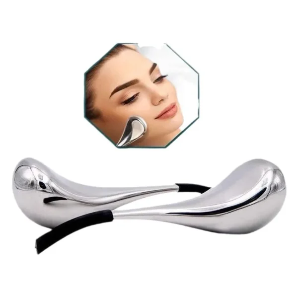 Globos de hielo, herramienta para el cuidado de la piel Facial para cara y ojos, palos criogénicos de belleza de acero inoxidable para mujeres, globos de Spa refrescantes, rodillo frío - Imagen 5