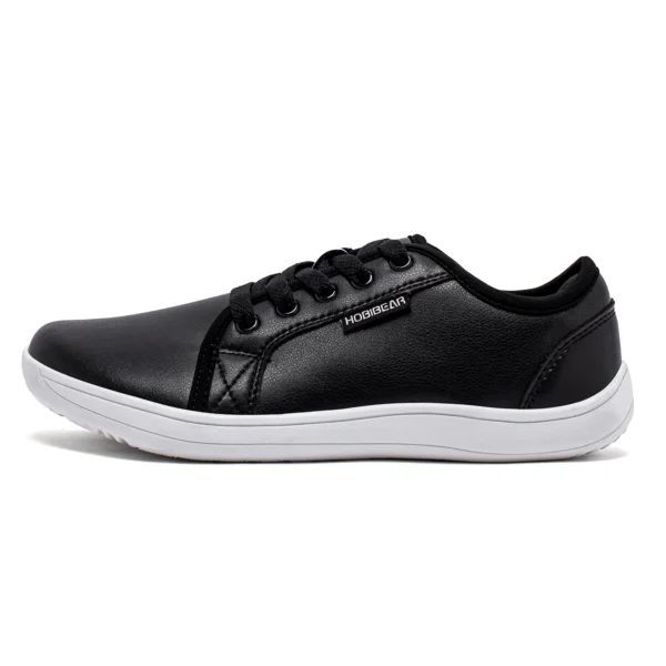 Zapatos minimalistas para hombres y mujeres, zapatos de punta ancha descalzos sin caída, zapatillas ligeras informales de cuero Artificial para caminar - Imagen 2
