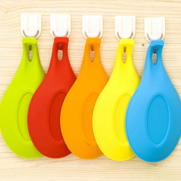 Gadgets de silicona multiusos, soporte para tapete de descanso de cuchara para vajilla, suministros de utensilios de cocina, accesorios - Imagen 5