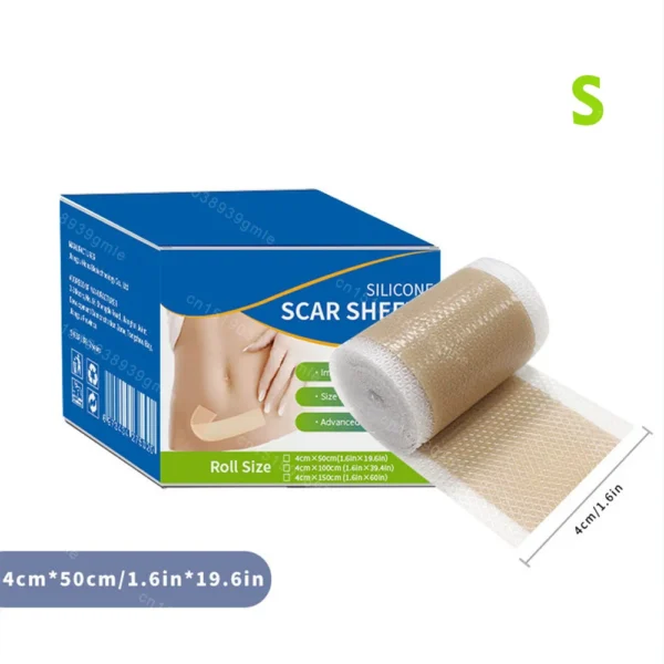 Cinta de silicona para cicatrices, hojas para cicatrices, silicona suave, reutilizable, cinta para cicatrices, hoja para cicatrices, parche, cinta de belleza - Imagen 7
