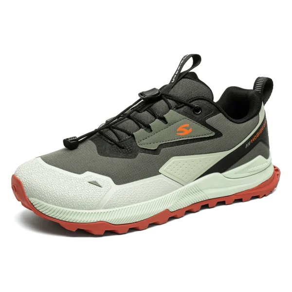 Zapatos para caminar y senderismo para hombres y mujeres, zapatillas antideslizantes con banda elástica, cómodas zapatillas para correr para viajes al aire libre - Imagen 9