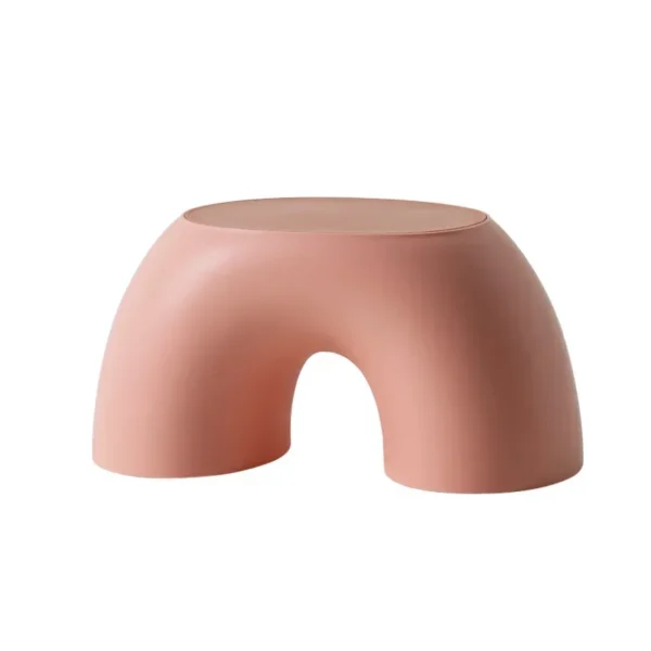 Taburete de plástico con forma de arcoíris, taburete de seguridad para niños, asiento para sala de estar, muebles de interior, taburete de juguete para niños - Imagen 11