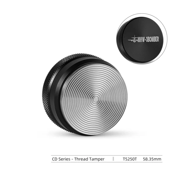 Compactador y distribuidor de café con alfombrilla de apisonamiento cepillo de limpieza juego de manipulación de Espresso accesorios de Barista para el hogar MHW-3BOMBER 51/53/58mm - Imagen 20