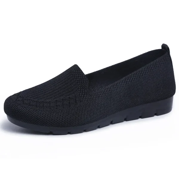 Zapatos informales para mujer, zapatillas planas transpirables de malla de verano, cómodas y ligeras, mocasines sin cordones, Zapatillas para mujer - Imagen 6
