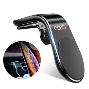 Soporte magnético para teléfono de coche, soporte para teléfono con Clip para Audi Badge A3 A4 A5 A6 A7 A8 Q3 Q5 SQ3 SQ4 S3 S4 S5, accesorios para coche