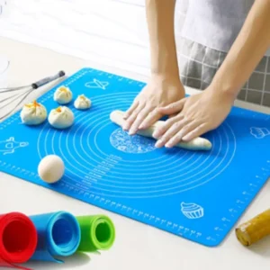 Esteras de silicona para hornear hoja masa de Pizza soporte antiadherente pastelería accesorios de cocina herramientas de cocina utensilios para hornear 29*26cm