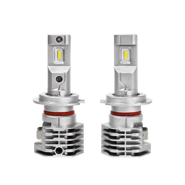 bombilla LED para faros Canbus CSP sin ventilador con luz alta y baja para faros delanteros de coche y motocicleta 12V 24V 2 uds 30000LM LED H4 H7 9003 - Imagen 9