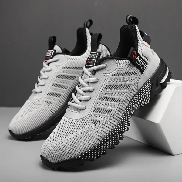 Zapatos para correr para hombre, zapatos deportivos transpirables para exteriores, zapatillas ligeras para hombre, calzado de entrenamiento atlético cómodo - Imagen 7