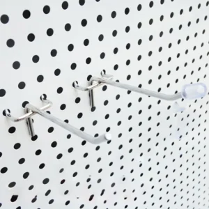 Accesorios para estanterías para el hogar, montaje en pared, herramienta colgante fácil de instalar, ganchos para tablero perforado para taller de garaje, 20 piezas