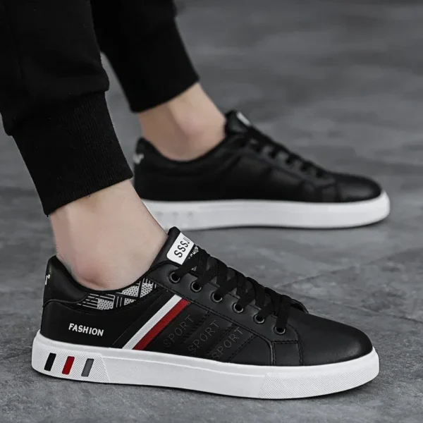 Zapatos planos Para Hombre, zapatillas de deporte de lujo Para Hombre, calzado Para deportes al aire libre Para Hombre, zapato vulcanizado de moda, Tenis Para Hombre, primavera y otoño 2024 - Imagen 4