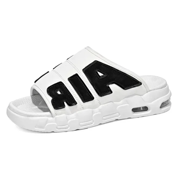 Zapatillas de moda de PU para hombre, sandalias de talla grande de estilo coreano, informales, versátiles, a la moda - Imagen 5
