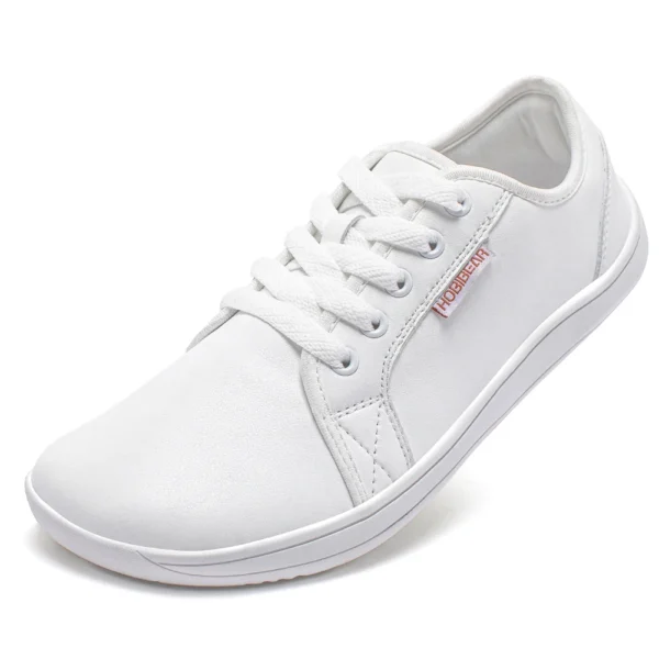 Zapatos minimalistas para hombres y mujeres, zapatos de punta ancha descalzos sin caída, zapatillas ligeras informales de cuero Artificial para caminar - Imagen 8