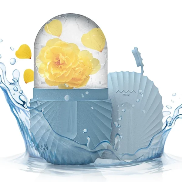 Rodillo Facial de hielo, cubito de silicona para masaje de belleza, molde de hielo para hinchazón de los ojos, rodillo Facial que reduce los poros - Imagen 8