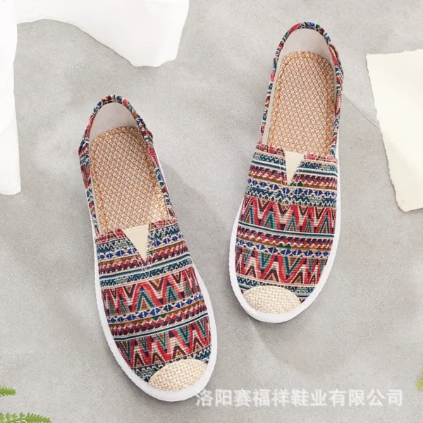 Zapatos de verano para mujer, zapatos planos transpirables de malla, Zapatillas ligeras cómodas para mujer, calcetines, mocasines sin cordones para mujer, Zapatillas para mujer - Imagen 24