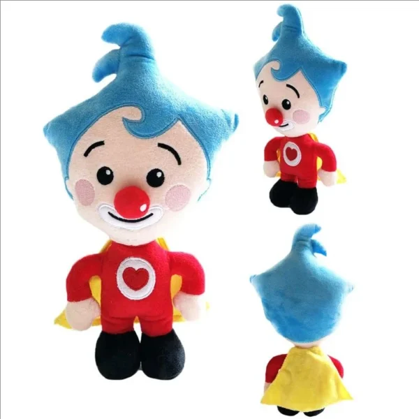 Muñeco de peluche de payaso de 25cm, muñeco de peluche de dibujos animados Kawaii de Anime, muñeco de peluche de payaso suave, regalo de cumpleaños para chico y niño