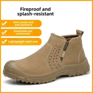 Zapatos a prueba de trabajo, antigolpes, antiperforación, generación de cabello, zapatos de soldadura eléctrica, zapatos de trabajo, calzado de seguridad resistente al desgaste