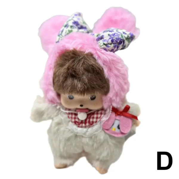 LLavero de muñeco Mchiqi con mono Kawaii de 15cm, bolso colgante, juguete de peluche, regalo de cumpleaños para niños, Material de algodón PP, Año Nuevo/Cristo - Imagen 9