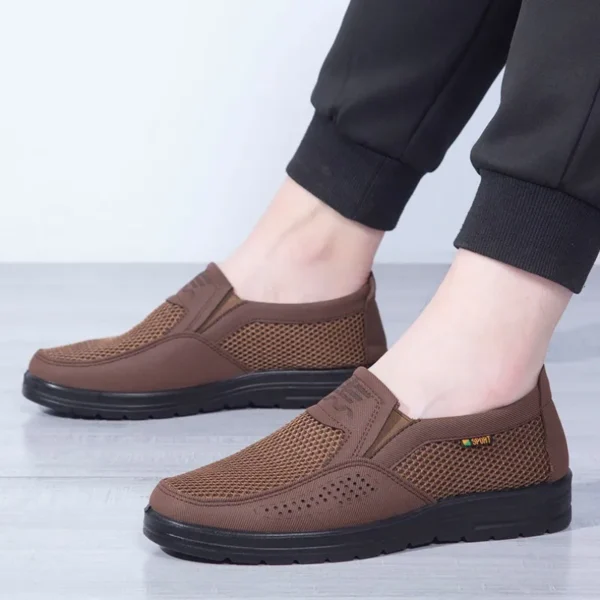 Zapatillas de deporte para Hombre, zapatos informales a la moda para caminar, mocasines transpirables, Zapatillas para Hombre, 2023 - Imagen 4
