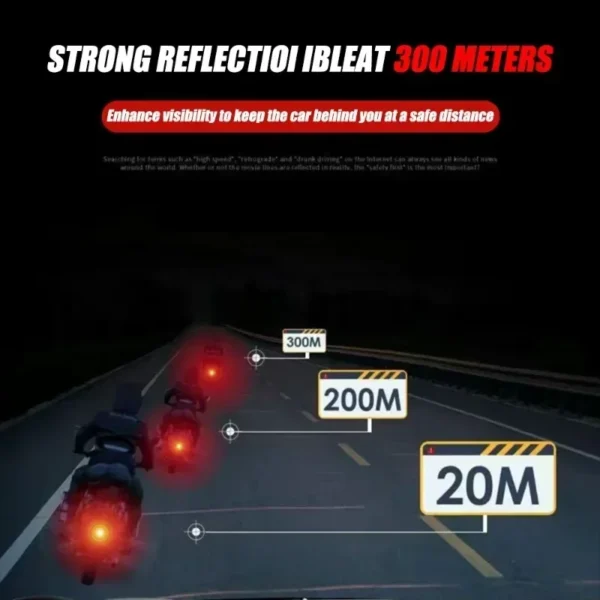 Reflector Circular para motocicleta, vehículo eléctrico, bicicleta, impermeable, a prueba de polvo, Reflector de advertencia nocturna, fijación de tornillo Hexagonal de 6mm - Imagen 2