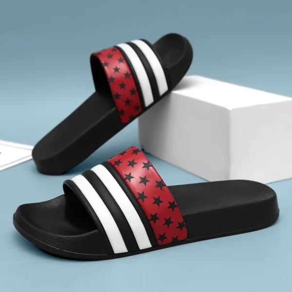Zapatillas de casa de talla grande para hombre, pantuflas de baño suaves y cómodas para hombre, sandalias de playa planas y gruesas de EVA para exteriores, verano - Imagen 2