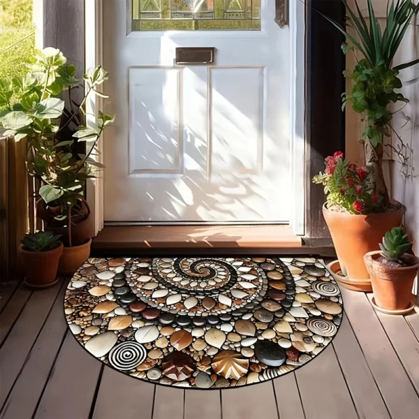 Alfombra de puerta 40*60cm/50*80cm, alfombra decorativa para el hogar, alfombra para puerta, entrada de baño, exterior, antideslizante, fácil de limpiar - Imagen 2