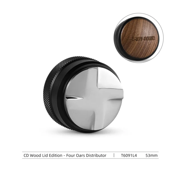 Compactador y distribuidor de café con alfombrilla de apisonamiento cepillo de limpieza juego de manipulación de Espresso accesorios de Barista para el hogar MHW-3BOMBER 51/53/58mm - Imagen 21