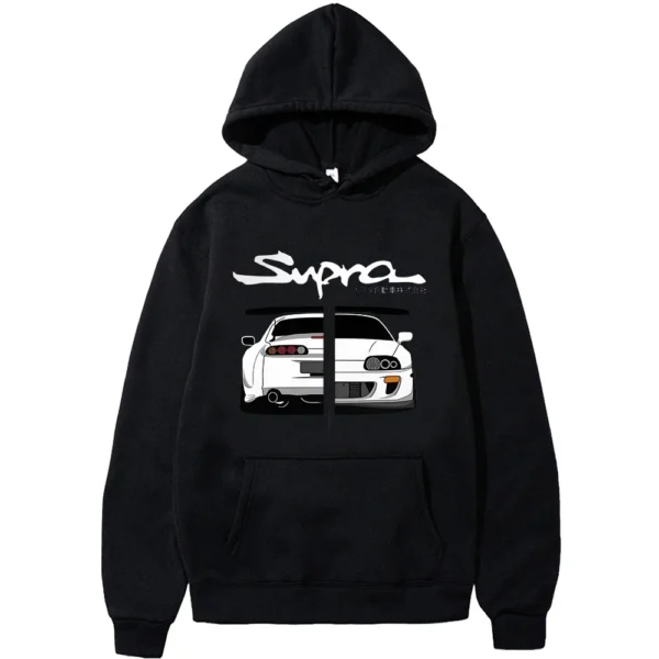 Sudadera con capucha para hombre y mujer, suéter informal holgado con estampado de Manga larga, estilo japonés, primavera y otoño, S-3xl - Imagen 2