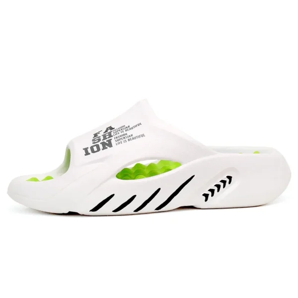Zapatillas de masaje de verano para hombre, sandalias laterales para interiores y exteriores, zapatos informales de playa, chanclas de suela blanda, sandalias para hombre - Imagen 10