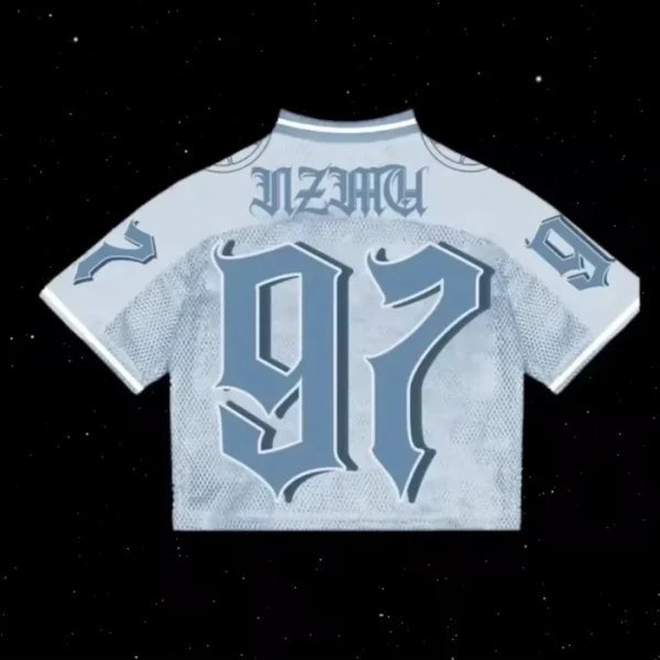 Moda de verano Retro High Street deportes estilo empalmado hombres de manga corta Harajuku Y2K estilo Hip Hop Casual Tops de gran tamaño - Imagen 7