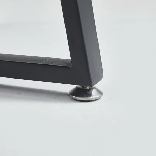 Juego de mesa de comedor redonda moderna de 5 piezas, mesa de madera de 35 pulgadas con 4 sillas tapizadas de terciopelo, muebles compactos que ahorran espacio para - Imagen 5