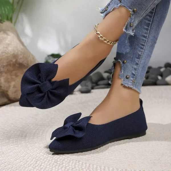 Zapatos planos de mujer con punta redonda, zapatillas informales para mujer, vestido de enfermera, cómodo, nuevo verano, tela de PU de goma sólida, calado de ocio Ho - Imagen 12