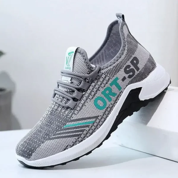 Zapatos para hombre, zapatos deportivos de moda, zapatos casuales, zapatos para correr transpirables, zapatos de tenis para entrenamiento para caminar al aire libre ﻿ - Imagen 3