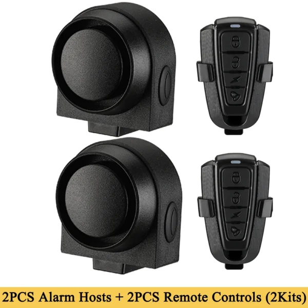 Alarma para motocicleta y bicicleta, sistema de alarma inalámbrico antirrobo con carga USB, Detector de vibración de 115dB, para Moto y coche - Imagen 7