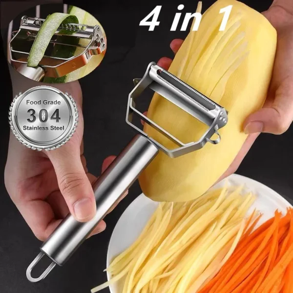 Rebanador de verduras ,Torbellino cortador en espiral de patatas, máquina para hacer torre de patatas,  herramientas creativas de verduras, accesorios de cocina, Gadgets - Imagen 6