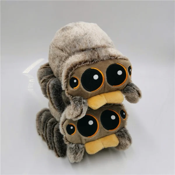 Peluches de animales suaves, juguete de araña, almohada simulada de Little Lucas negra, almohada de habitación de juegos de Anime, decoración, regalo para niños - Imagen 4