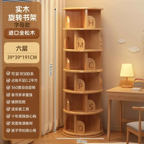 Estanterías para niños, soporte de lectura para bebés, gabinete de almacenamiento, estantería para libros para niños, organizador de librería, muebles, estante para libros para niños - Imagen 10